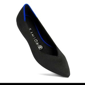 ROTHY'S THE POINT BLACK SOLID SHOE